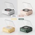 thumbnail image 2 of Mini reproductor de música inalámbrico BT Altavoz BT con forma de vinilo retro Reloj despertador Altavoz portátil con, 2 of 2