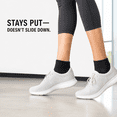 thumbnail image 5 of No nonsense Women's Soft & Breathable Ventilated Cushioned Ankle Socks 3 Pair Pack, Black, One Size, 5 of 9