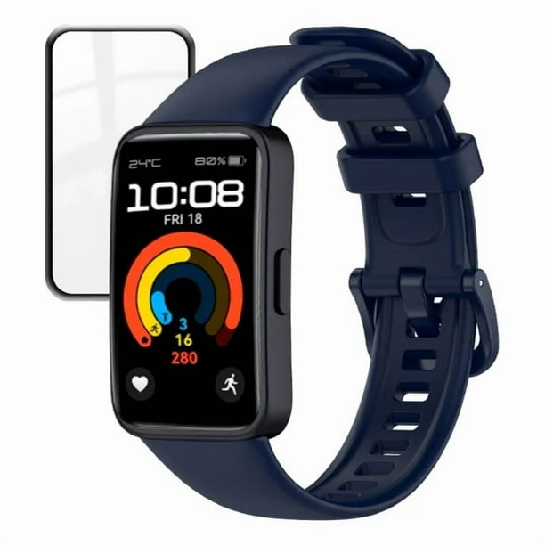 Correa de Silicona Premium Sport para Huawei Band 8,9,10 + Mica