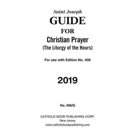 48: Saint Joseph Guide for Christian Prayer: The Liturgy of the Hours (2019) (Best Selling Christian Authors 2019)