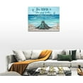 thumbnail image 3 of Sea Turtle Decor Wall Art Beach Coastal Decor Ocean Sea Turtle Pictures Canvas Prints Turtle Bathroom Wall Decor Christian Quotes Scripture Painting Modern Artwork Home Decor for Bathroom 16"x12", 3 of 6