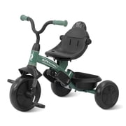 QPlay 6 in 1 Toddlers Tricycle for Ages Baby 10 Months-6 Years, Adjustable Parent Push Handle, Removable Canopy, 5-Point Harness, Rear Wheel Brakes