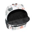 thumbnail image 6 of FORMRS Kids School Backpack with Front Zippered Pocket 12" Student Travel Daypack, Garden Pattern, 6 of 6