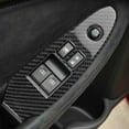 thumbnail image 2 of SecosAutoparts 2PCS Carbon Fiber Interior Window Lift Panel Trim Compatible with Nissan 370Z 2009-20, 2 of 7