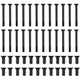 thumbnail image 1 of Balacoo 60pcs Computer Cooling Fan Mount Screws Case Fan Long Short Screws Set, 1 of 3