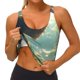thumbnail image 3 of Balery Majestic Ostrich In Forest Sujetadores deportivos con espalda cruzada para mujer, acolchados, sin costuras, de alto impacto, ideales para yoga, gimnasio, entrenamiento y fitness.-XX-Large, 3 of 8
