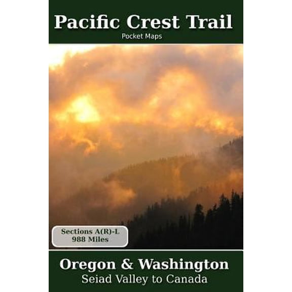 Pre-Owned Pacific Crest Trail Pocket Maps - Oregon & Washington (Paperback) 1467967556 9781467967556