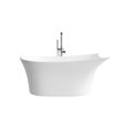 thumbnail image 3 of A&E Bath and Shower FLORIS-67-WHT Bathtub, 3 of 5