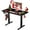Black, variant on Aukfa 48" Electric Standing Desk, Adjustable Height Stand up Desk for Home Office, Brown
