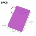 thumbnail image 2 of ENTASSER Mask Storage Clip Holder Face Masks Case Foldable Storage Bagpurple, 2 of 5