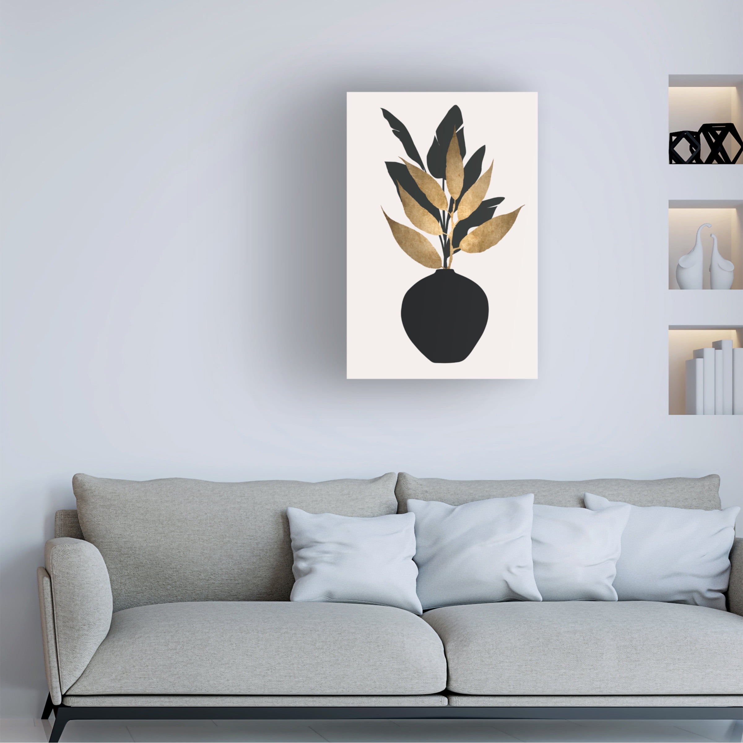 Kubistika 'Bouquet No.5' Canvas Art