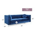 thumbnail image 4 of Glory Furniture Delray Sofa in Navy Blue Color, 4 of 7