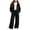 Black, variant on BXJX Girls Outfit Sets Size 10-12, Spring Fall Long Sleeve Zip up Hoodies and Sweatpants 2 Piece Sets