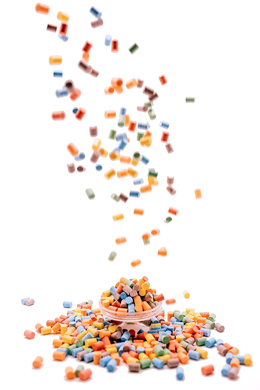 Tart & Tiny Hard Candy Assorted Fruit Flavored Bite Size Candy, Sweet & Tart Colorful Candy Mix, 5 lb Bag