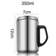 thumbnail image 1 of Taza de viaje de acero inoxidable con aislamiento para café, agua y té (350 ml y 500 ml), 1 of 8