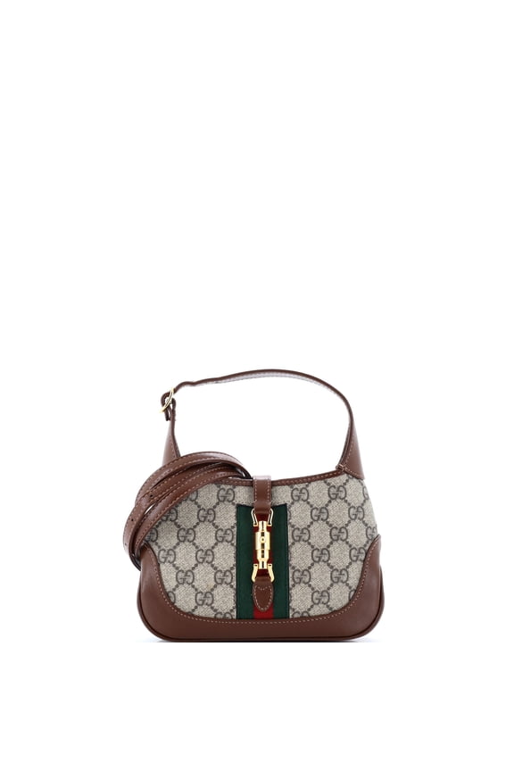 Pre-Owned Jackie 1961 Hobo GG Coated Canvas Mini By Rebag