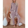 thumbnail image 3 of Sherrylily Women Sweatsuit 2 Piece Set Pullover and Drawstring Sweatpants Sport Outfits, 3 of 5