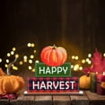 thumbnail image 2 of asddcavvf Thanksgiving Wooden Pumpkin Crafts Props Decoration Autumn Festival Car Wooden Decoration Dinosaur Christmas Ornament Set Son Christmas Ornament Christmas Ornament Snowflakes, 2 of 6