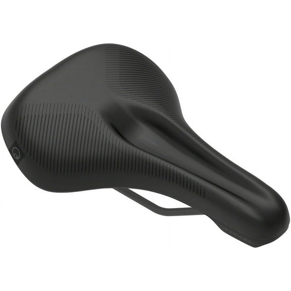 Ergon ST Core Evo Men's Saddle - Black/Gray 172mm Width Synthetic Mens