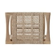 thumbnail image 5 of Lanier Acacia Wood Outdoor Barstool with Wicker, Set of 4, Light Brown and Light Multi-Brown, 5 of 8