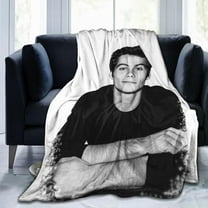 Dylan O''Brien Blanket Anti-pilling Throw Blanket Plush Blanket Lightweight & Ultra-soft, Warm & Comfy Flannel Fleece Blanket for Couch, Bed, Sofa, 60x80