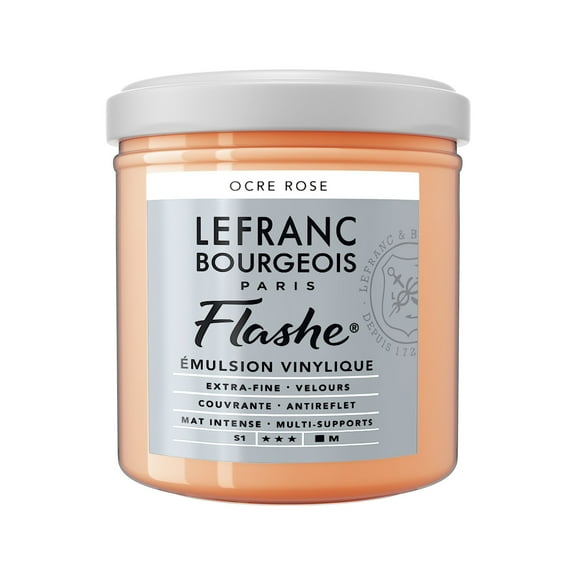 Lefranc & Bourgeois Flashe Matte Artist's Color, 125ml, Pink Ochre
