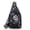 🥝 Black_Base#294, variant on Crossbody Chest Bag Sports Sling Pack, Multi Pocket Layered Storage, Adjustable Strap, Lightweight Water Resistant Cloth, Reflective Night Safety, 30x15 cm