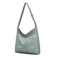 thumbnail image 1 of Artistic Floral Butterfly Canvas Tote – Colorful Bee and Flower Design for Spring, 1 of 4