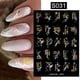 thumbnail image 3 of Calcomanías De Uñas 3D Flores Simples Diseño De Estampado De Leopardo, 3 of 4