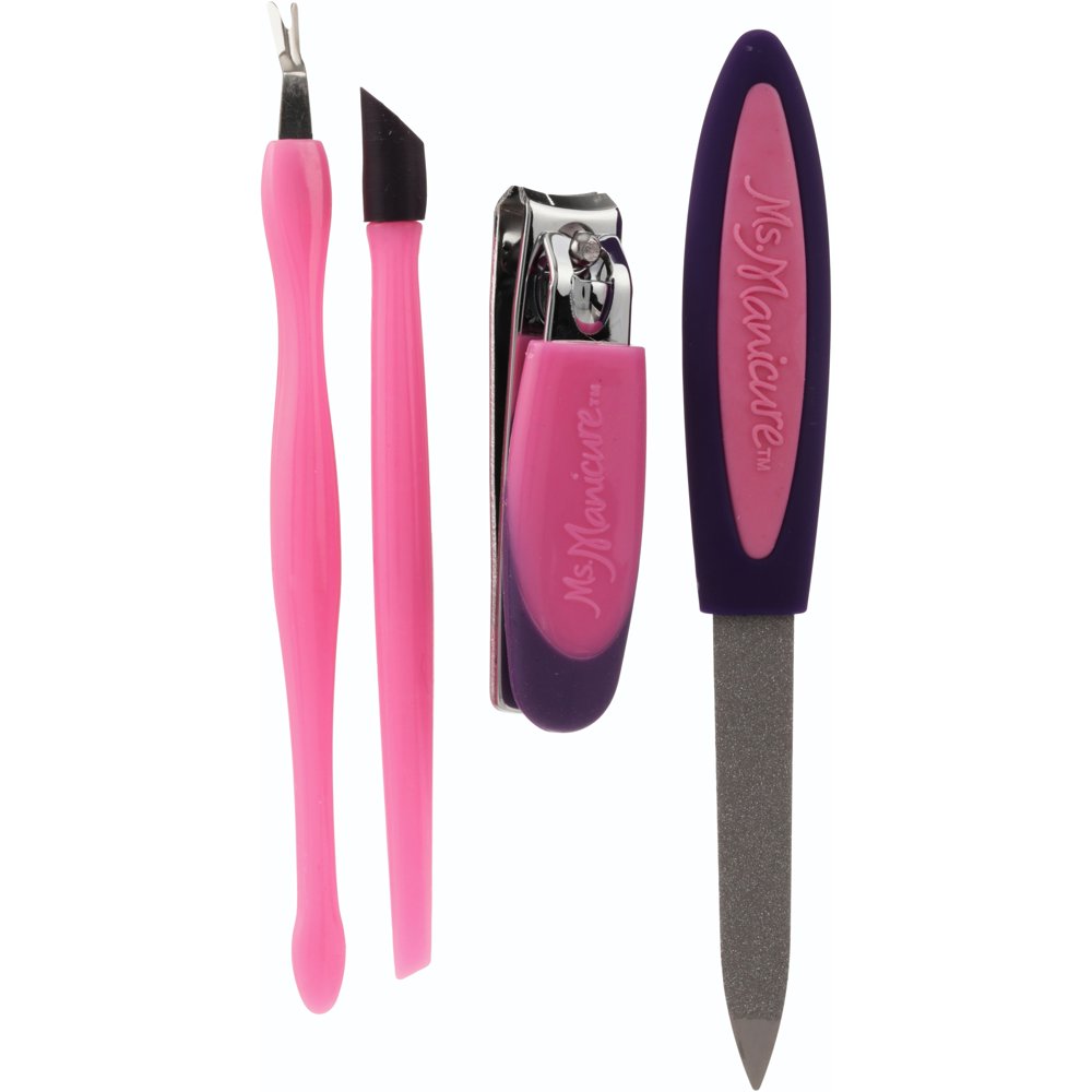 Ms. Manicure Set the Scene Prep for Polish Nail Kit 4pc
