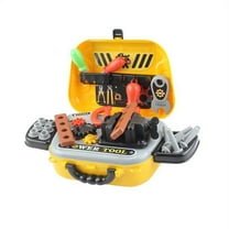 Kids Tool Set for Boys Pretend Play, Carpenter, Repair with Box, 29 pcs.  3 Year by Mundo Toys.