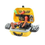 Kids Tool Set for Boys Pretend Play, Carpenter, Repair With Box, 29 pcs. For +3 Year by Mundo Toys.