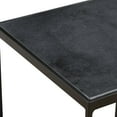 thumbnail image 4 of Uttermost Sherwood Square Contemporary Iron and Marble Accent Table in Black, 4 of 4