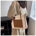 thumbnail image 3 of Bolso de mano de gran capacidad para mujer, bolso cruzado texturizado, 3 of 5