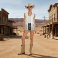thumbnail image 5 of EYNMVR Tassel Vest Suede Cowgirl Long Fringe Waistcoat Sleeveless Cardigan Jacket Western Cowboy Outfit Hippie Vest Coat, 5 of 7