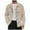 Khaki, variant on Men's Casual Jacket Lightweight Fall Lapel Button Down Shacket Loose Fit Solid Color Long Sleeve Retro Shirts Coat with Pocket,XL,Black