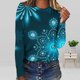 thumbnail image 2 of Camisas Navideñas Para Mujer, Camisetas de Manga Larga, Blusa Informal Holgada Con Cuello Redondo Estampada A La Moda Odeerbi  ODB194727, 2 of 5
