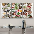 thumbnail image 3 of wall26 Framed Canvas Print Wall Art Set Herbs, Vegetables &amp; Seasonings on Wood Food Cultural Photography Realism Rustic Landscape Colorful Ultra for Living Room, Bedroom, Office - 16"x24&quo, 3 of 5
