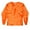 Spider Orange, variant on DARESAY Tie Dye Style Long Sleeve T-Shirt Men Women - Fun, Multi Color Tops