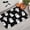 Ghost, variant on Halloween Bathroom Runner Rug Non Slip, Black Ghost Bathroom Rugs Long Large Horror Rug, Goth Bath Mat Cute Halloween Gothic Decor for Bedroom Hallway Kitchen