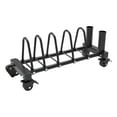 thumbnail image 3 of S SERENABLE Barbell Rack Equipment Commercial Gym Workout Practical Barbell Storage Rack S Swivel Casters, 3 of 9