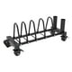 thumbnail image 3 of Organizador de soporte para barra y plato de barra, estante de almacenamiento portátil y resistente para equipos de gimnasio comerciales y domésticos. Ruedas giratorias S, 3 of 8