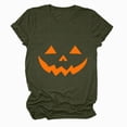 thumbnail image 5 of TOWED22 Funny Halloween T Shirts for Women Graphic Tees Vintage Cute Print Tee Holiday Tops(AG,M), 5 of 5