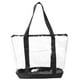 thumbnail image 1 of Bolsa transparente aprobada para estadios - Gran capacidad, material de PVC, bolsa con cremallera - para conciertos/eventos deportivos, 1 of 8