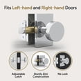 thumbnail image 3 of Mega Handles | Laura Passage Knob | Polished Chrome, 3 of 4