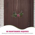 thumbnail image 3 of FUTUREORYY Guirnalda De Puerta Con Flores Falsas Y Hojas Para En Interiores Y Exteriores, 3 of 6