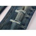 thumbnail image 6 of 2025 Ksubis Jeans brand Jeans  Men's Jeans Casual Comfort Holes Fashionable Straight Skinny Slim Fit Jeans, Ripped Stretch Jeans Denim Pants Menswear 3018 28-40, 6 of 11