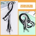 thumbnail image 4 of Miangastore Drawstring Cord Cotton Polyester Metal Heads 16Pcs 53.05X0.20X0.20in, 4 of 9