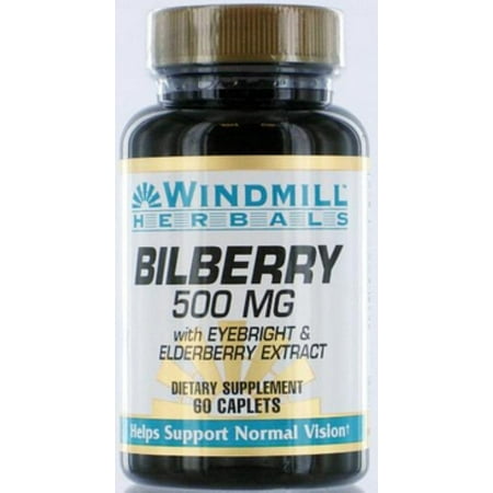 Windmill Bilberry 500 Mg Capsules 60 Each