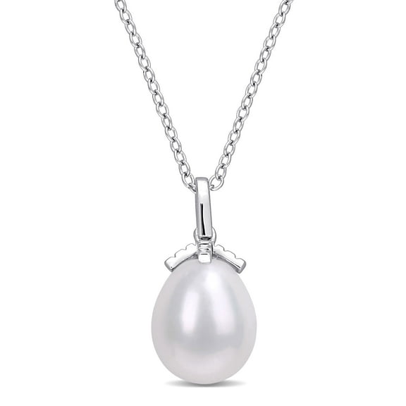 Everly Women's 8.5mm Cultured Freshwater Pearl Sterling Silver Pendant